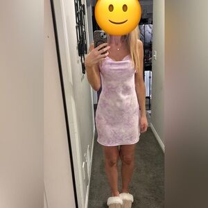Audrey 3+1 Pastel Tie-Dye Mini Dress